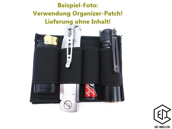 Organizer-Patch schwarz